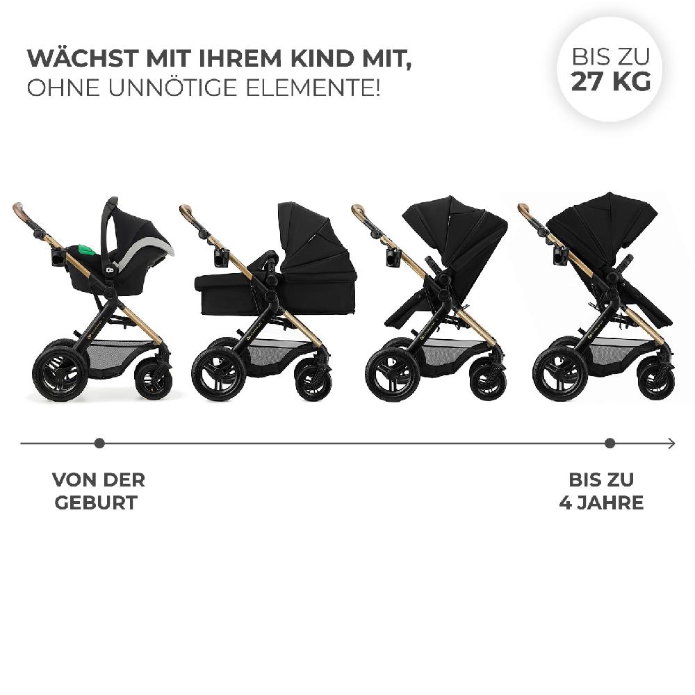 babymarkt Kombikinderwagen MOOV2 XL Pure Black Begrenztes Angebot