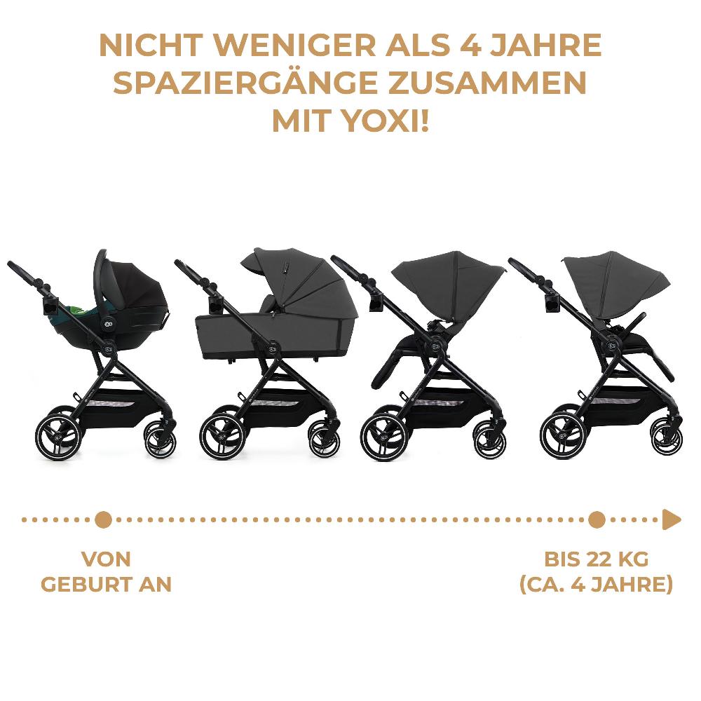 babymarkt Kinderwagen YOXI 2in1 Moonlight Grey Exklusive Angebote