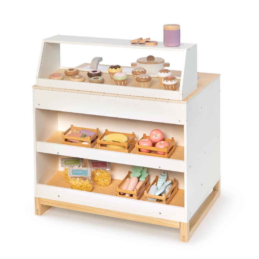 babymarkt Spielküche & Shop Prunus weiß/natur Vierteljährliche Förderung