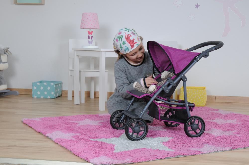 babymarkt Puppenbuggy Liba - tec purple 50% Rabatt mit kostenlosem Versand