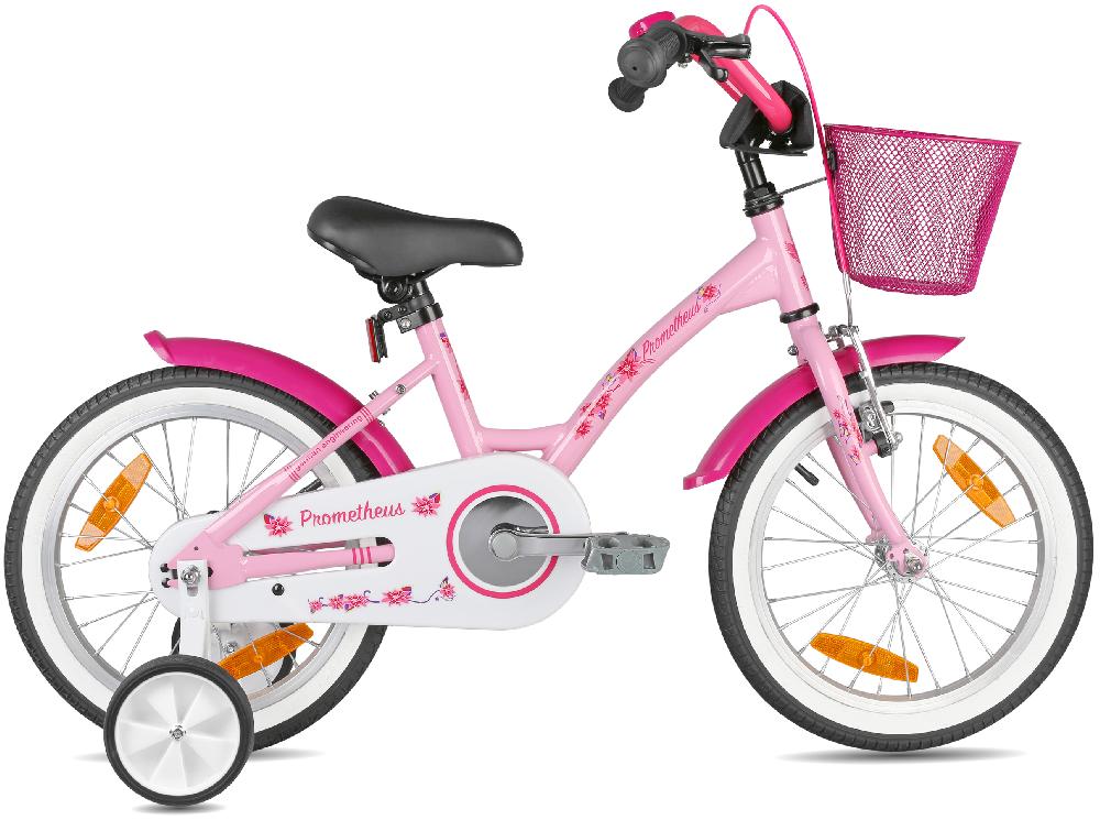 babymarkt Kinderfahrrad 16" mit Stützräder rosa-weiß Online