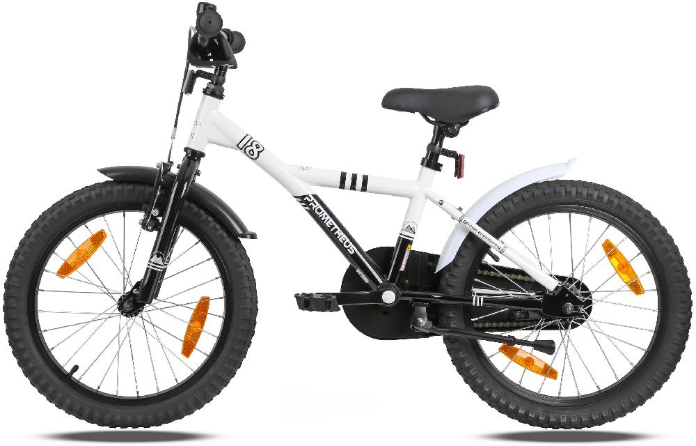 babymarkt Kinderfahrrad 18" weiß-schwarz Auslauf