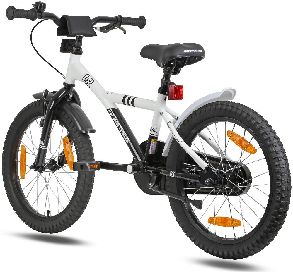 babymarkt Kinderfahrrad 18" weiß-schwarz Auslauf