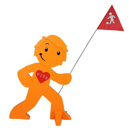 babymarkt Streetbuddy Warnfigur für mehr Kindersicherheit - orange Hotsell