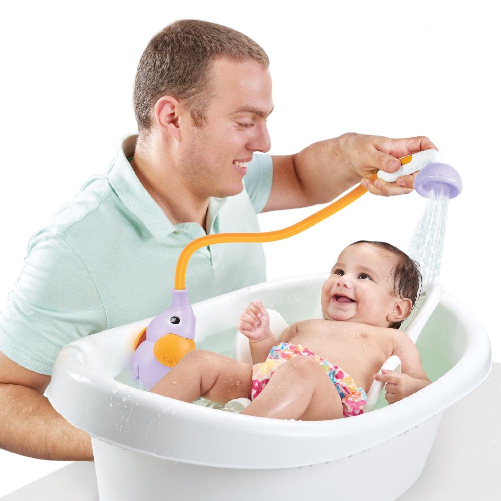 babymarkt Babydusche Elefant lila Flash Sale