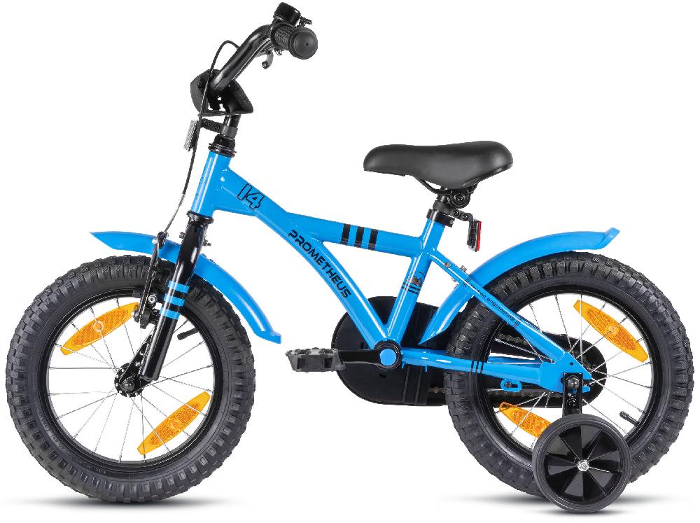 babymarkt Kinderfahrrad 14" mit Stützräder blau-schwarz Begrenztes Angebot
