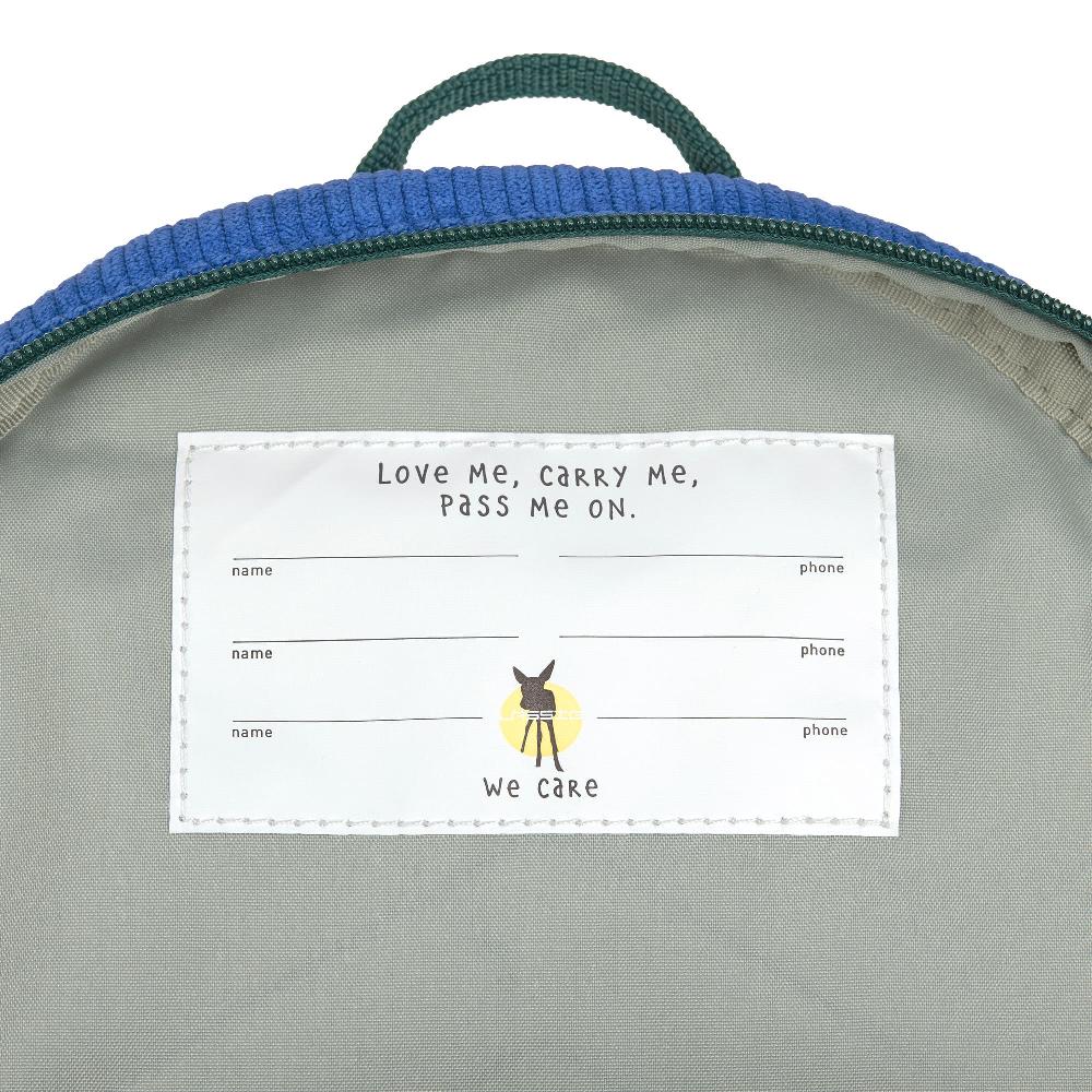 babymarkt Kindergartenrucksack Cord Little Gang - Smile Blau Weihnachtsangebot