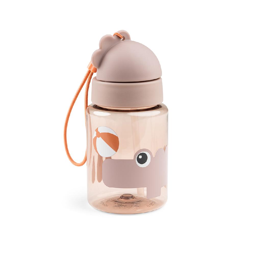 babymarkt Trinkflasche mit Strohhalm Playground rosa zollfrei