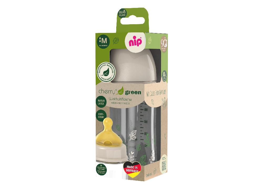 babymarkt Weithalsflasche cherry green Girl 240 ml aus Glas Rabatte dieses Monats