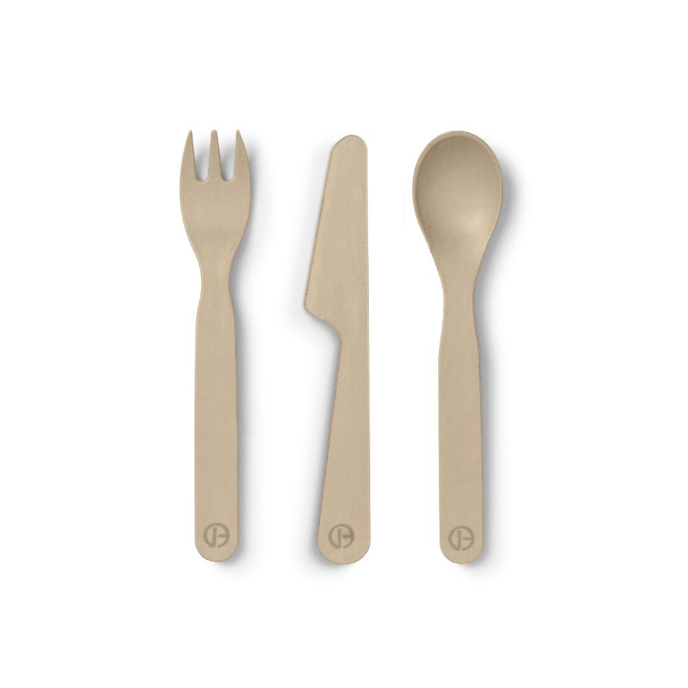 babymarkt Besteckset 3-teilig pure khaki Sonderangebot