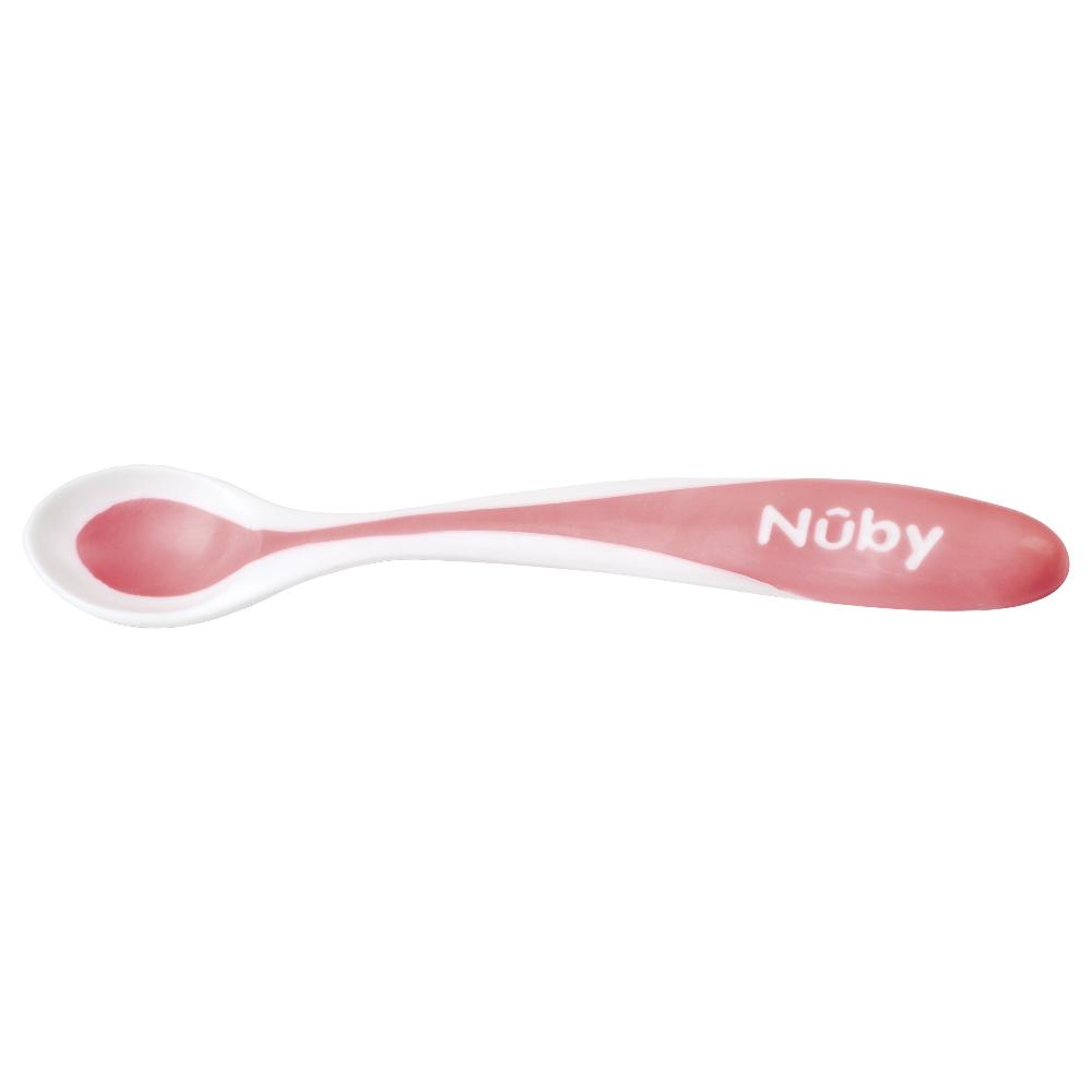 babymarkt Nûby Wärmesensorlöffel Hot Safe 4er Set ab 3 Monaten in pink Saisonschlussverkauf