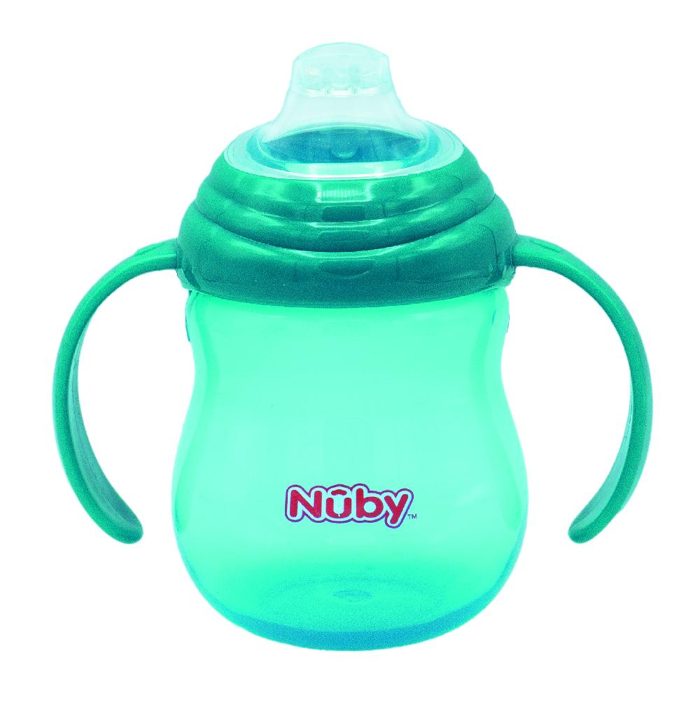 babymarkt Nûby Trinkhalmtasse No-Spill 270ml ab 6 Monaten in aqua