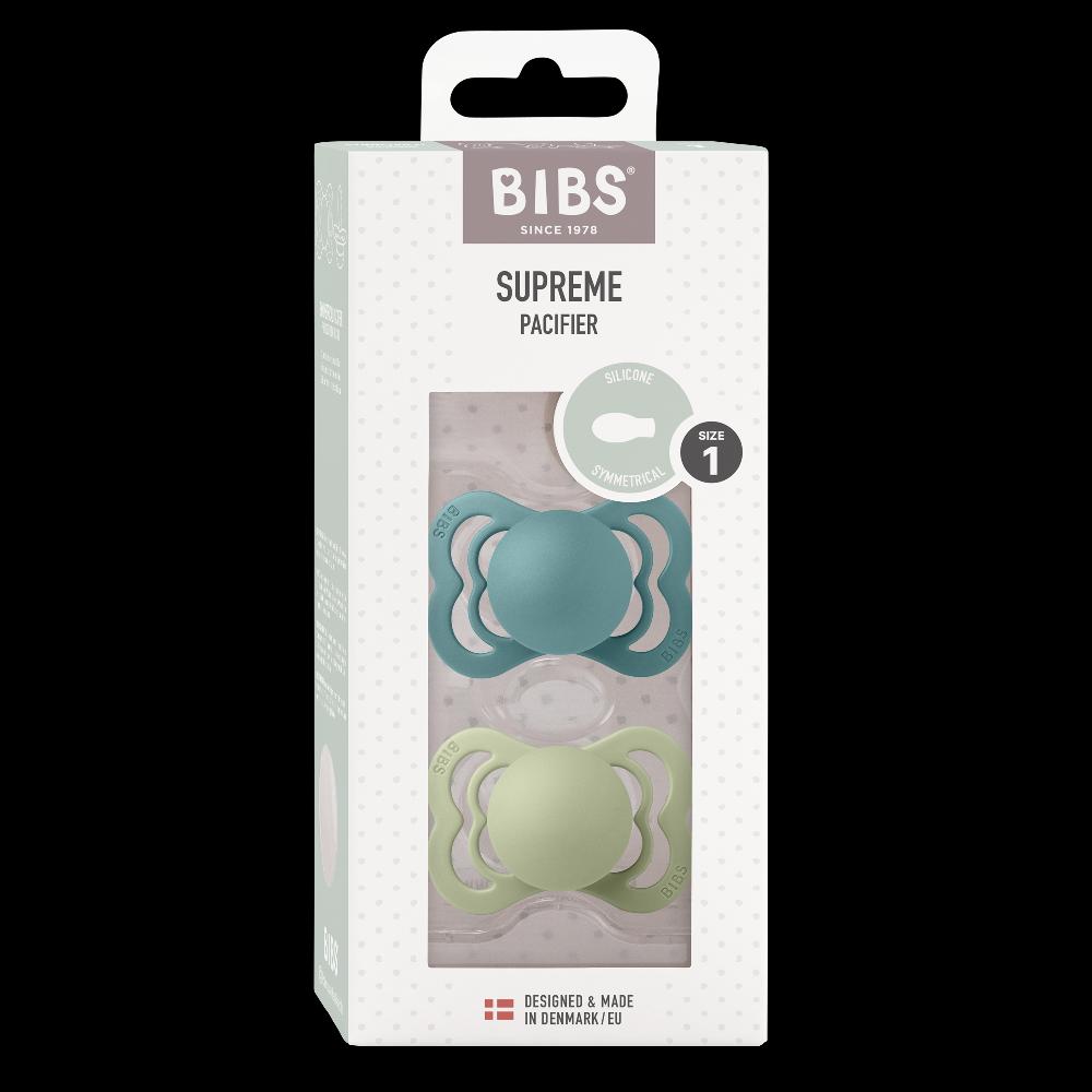 babymarkt Schnuller Supreme Island Sea/Sage Silikon 0-6 Monate 2 Stk Osterangebot