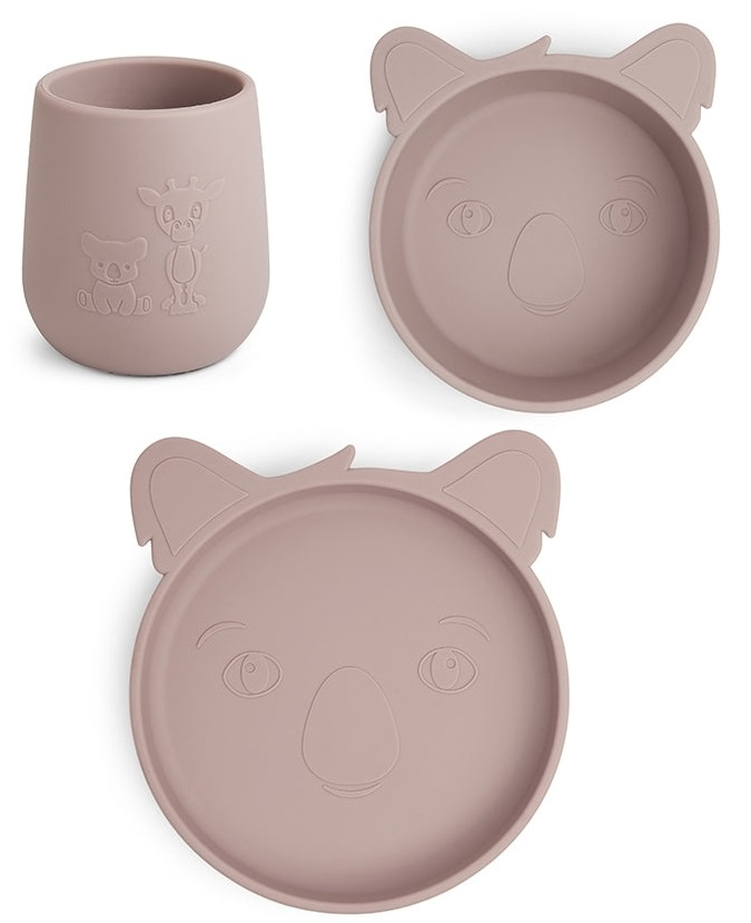 babymarkt Geschirrset Judi Koala 3er Set Woodrose Blitzangebot