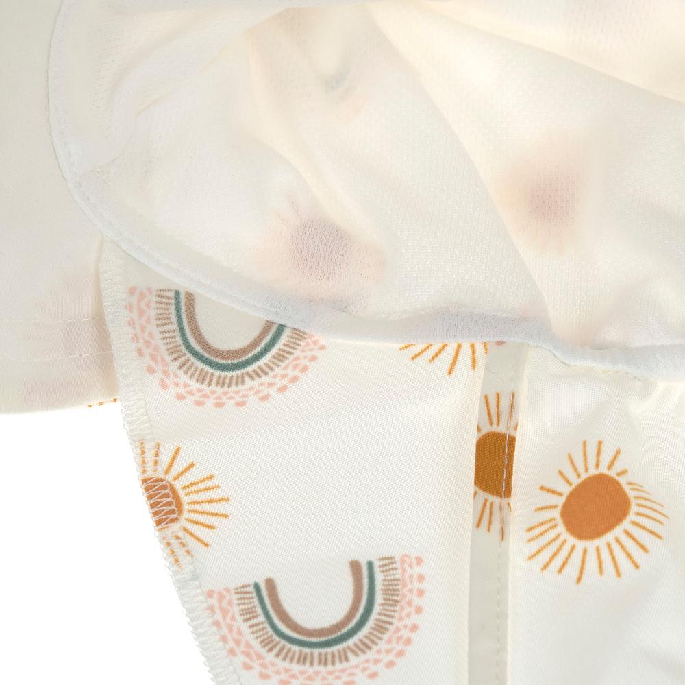 babymarkt UV-Sonnenhut mit Nackenschutz Regenbogen weiß Riesige Ersparnisse