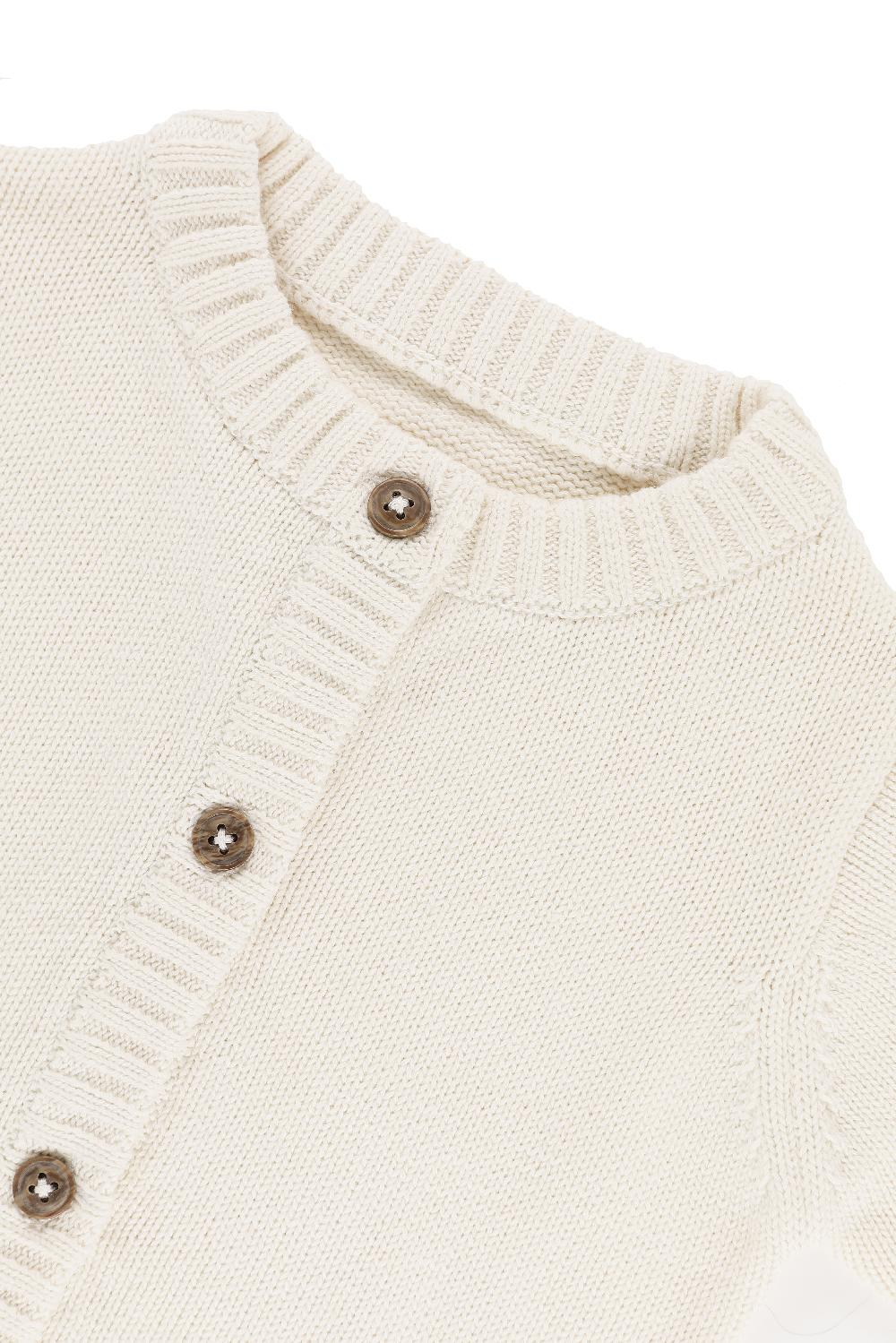 babymarkt Strickoverall strikka Grobstrick creme Letzter Tag