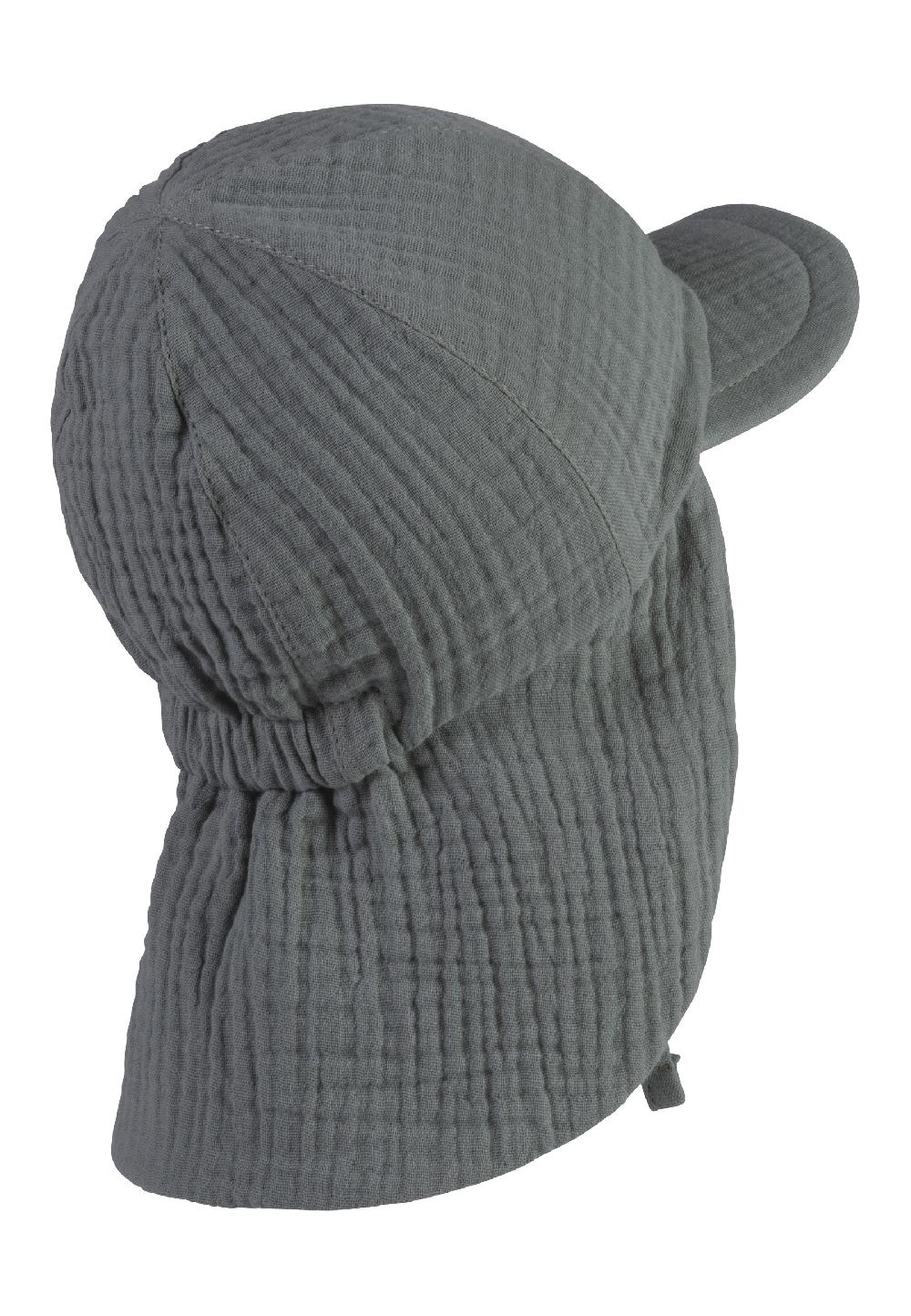 babymarkt Schirmmütze mit Nackenschutz Musselin mattgrün Nur für heute