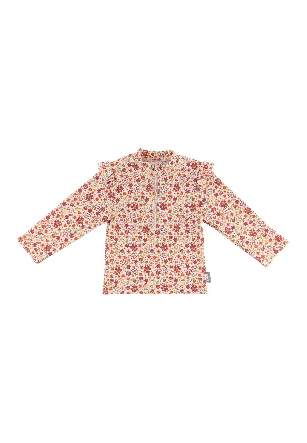 babymarkt Langarm-Schwimmshirt Blumen ecru Begrenzt auf 3 Tage