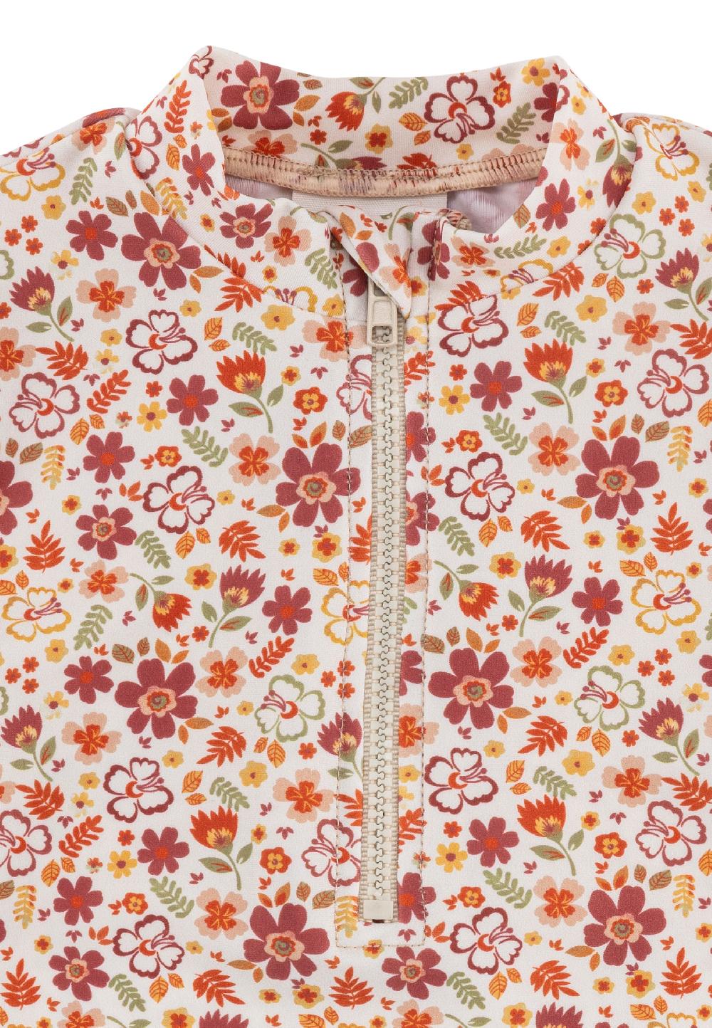 babymarkt Langarm-Schwimmshirt Blumen ecru Begrenzt auf 3 Tage