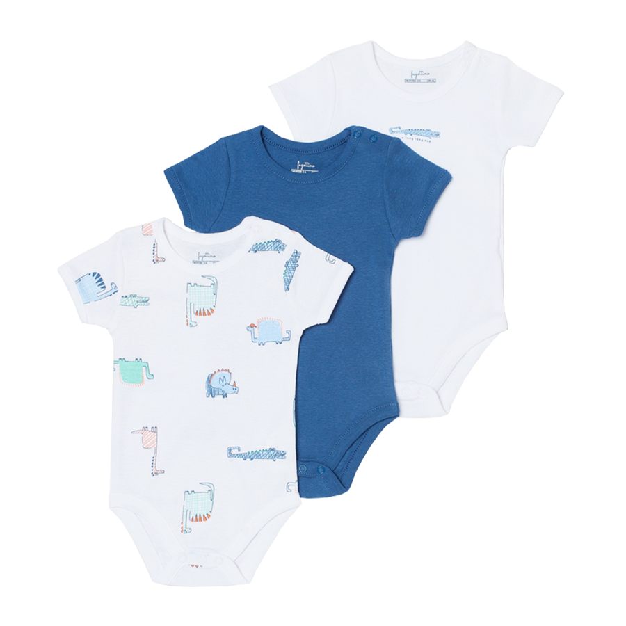 babymarkt Bodies blau 3er Pack Outlet