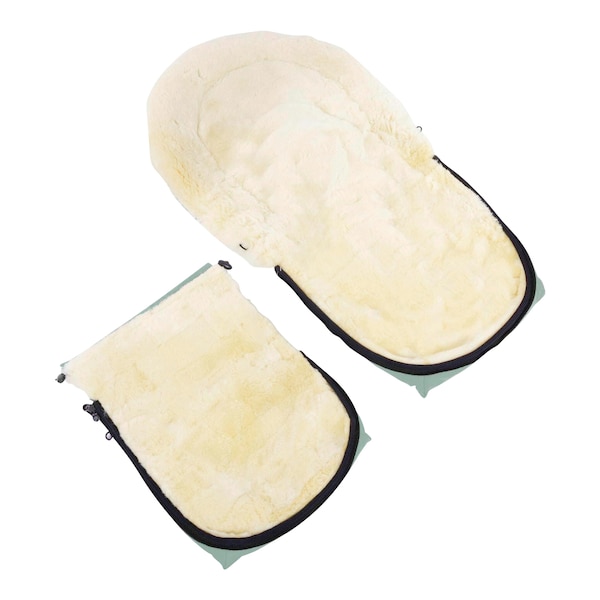 babywalz Werner Christ BabyWinterfußsack Lammfell Oslo für Babyschalen sage Schlussverkauf