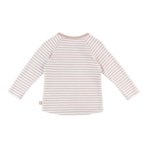 babywalz Bornino - Farm LifeRaglanshirt langarm Ringel Auto rosa/offwhite Fabrik Onlineshop