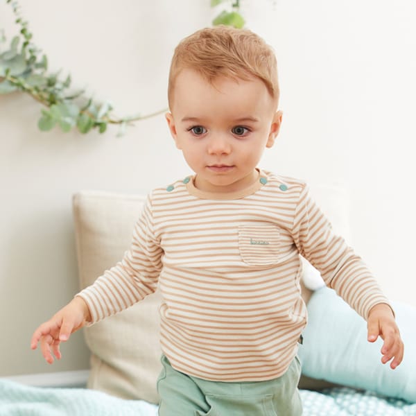 babywalz Bornino - Tiny HousesShirt langarm Ringel Rabatt