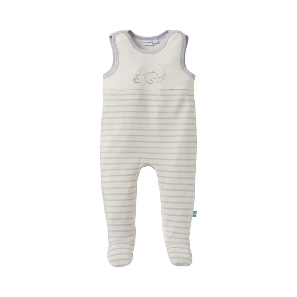 babywalz Bornino - BASICSStrampler-Set Elefant Saisonschlussverkauf