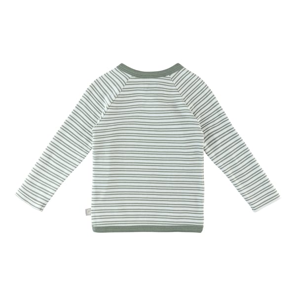 babywalz Bornino - Cute FoxWickelshirt langarm Ringel grün/offwhite Osterangebot