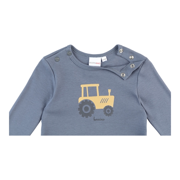 babywalz Bornino - Farm LifeShirt langarm Traktor blau Neuheiten