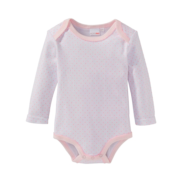 babywalz Bornino - BASICS3er-Pack Bodys langarm rosa Saisonale Angebote