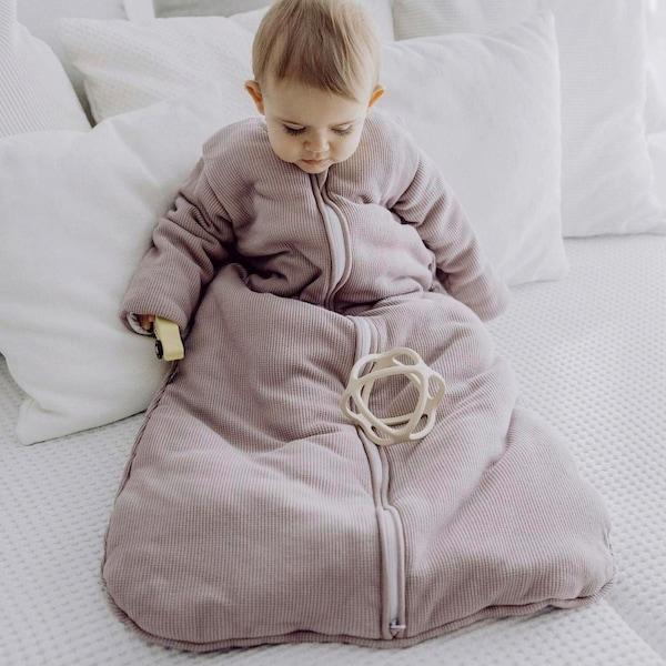 babywalz emma & noahWinterschlafsack mit abnehmbaren Ärmeln 3.5 TOG Essential Berry Tiefpreis