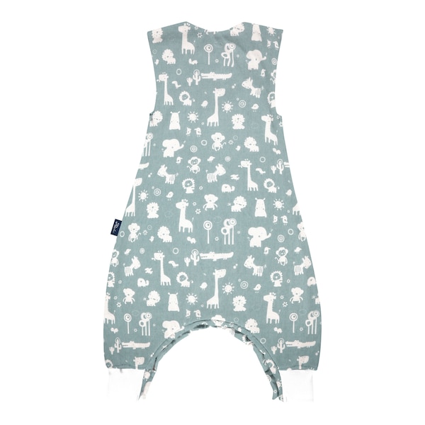 babywalz AlviSommer-Sleepoverall 0.5 TOG Zootiere blau 50% Rabatt mit kostenlosem Versand