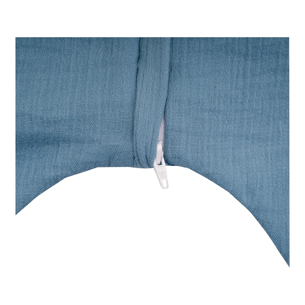 babywalz Julius ZöllnerSommer-Sleepoverall Jumper Musselin mit Beinen 0.5 TOG blau Fabrikladen