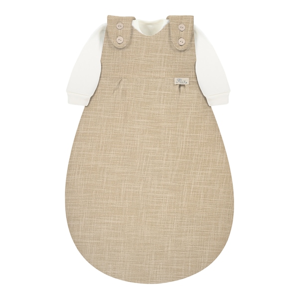 babywalz Alvi - BABY-MÄXCHEN3 tlg. Ganzjahresschlafsack Slub Musselin 2.5 TOG beige / Slub Muslin Angebote