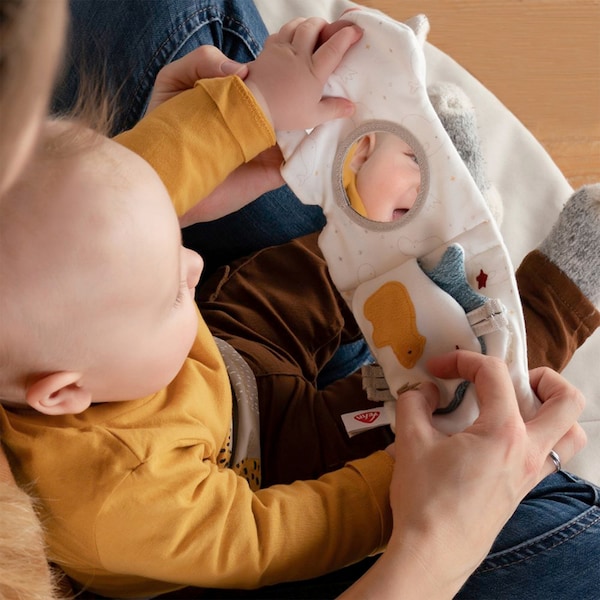 babywalz FehnStoffbuch Elefant fehnNATUR Kostenloser Versand