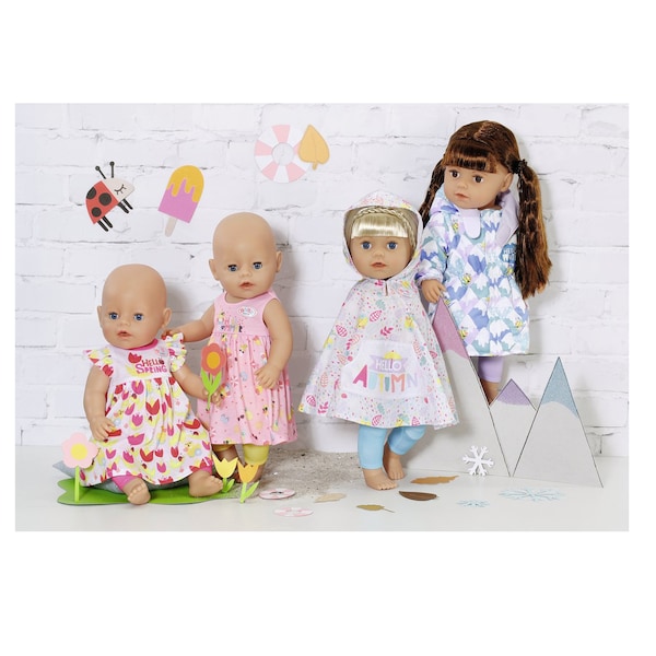 babywalz Zapf Creation - BABY BORNPuppen Outfit 4 Jahreszeiten Set 43cm Günstig kaufen