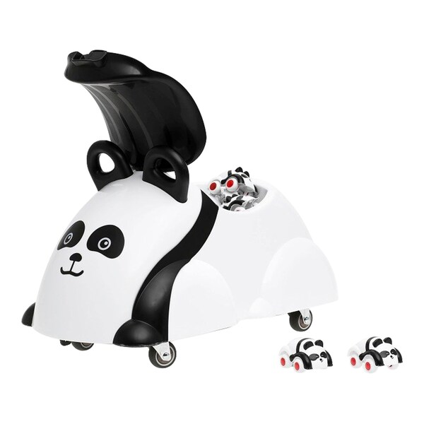 babywalz VikingtoysRutscher Cute Rider schwarz/weiss - Panda Großer Ausverkauf