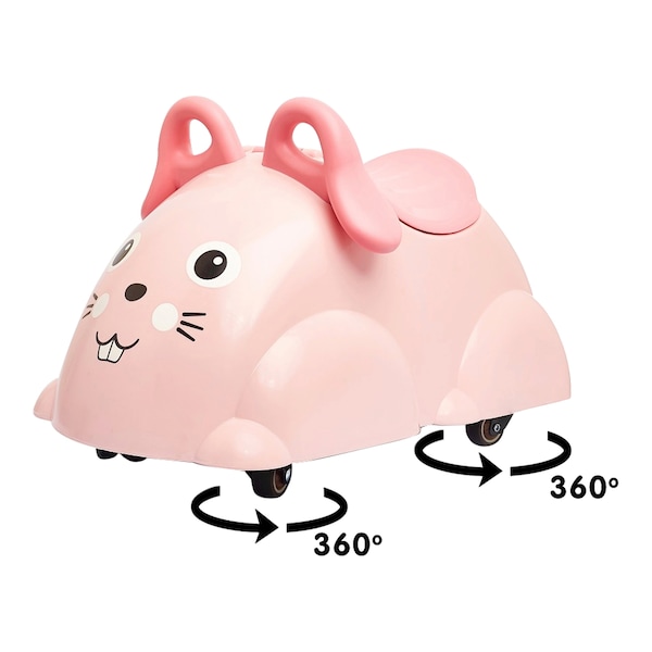 babywalz VikingtoysRutscher Cute Rider rosa - Hase Black Friday