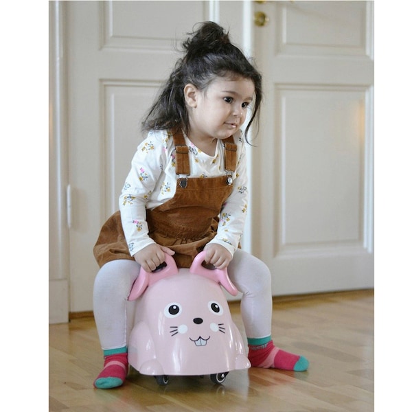 babywalz VikingtoysRutscher Cute Rider rosa - Hase Black Friday