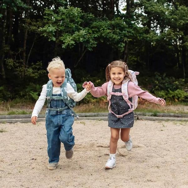 babywalz BeckmannKindergartenrucksack Classic Mini Dino grau Jubiläumsangebot