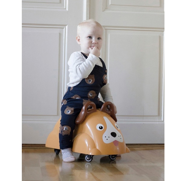 babywalz VikingtoysRutscher Cute Rider hellbraun - Hund Blitzangebot