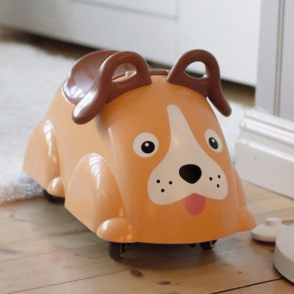 babywalz VikingtoysRutscher Cute Rider hellbraun - Hund Blitzangebot