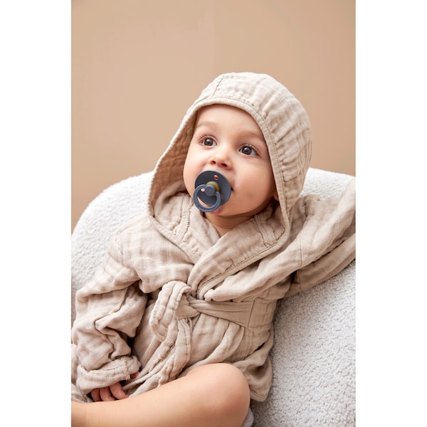 babywalz Meyco BabyBademantel pre-wasch Größe 74/80 sand JETZT KAUFEN