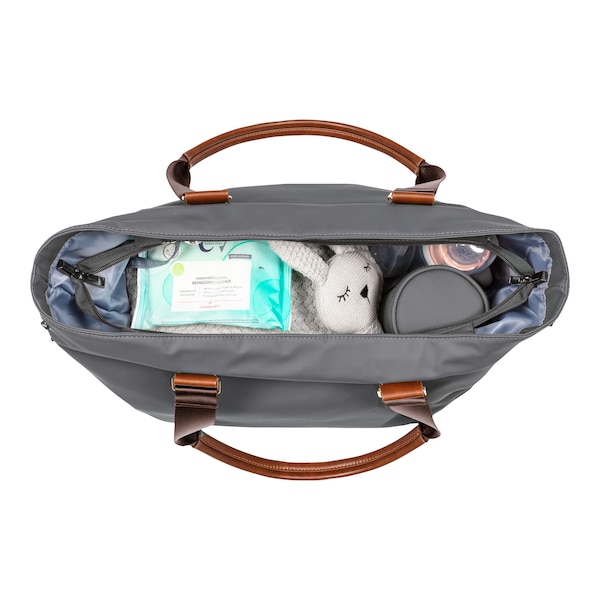 babywalz 2heartsWickeltasche Shopper grau Sonderangebot der Fabrik