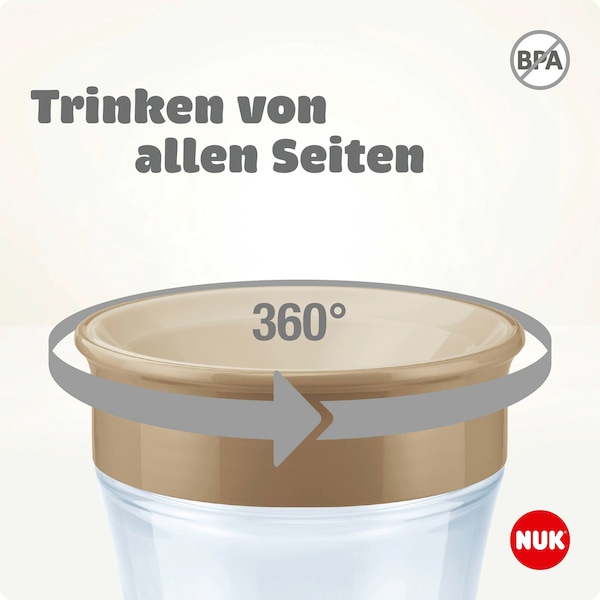 babywalz NUK - DISNEY BABYTrinklernbecher Magic Cup 230 ml türkis 50% Rabatt für begrenzte Zeit