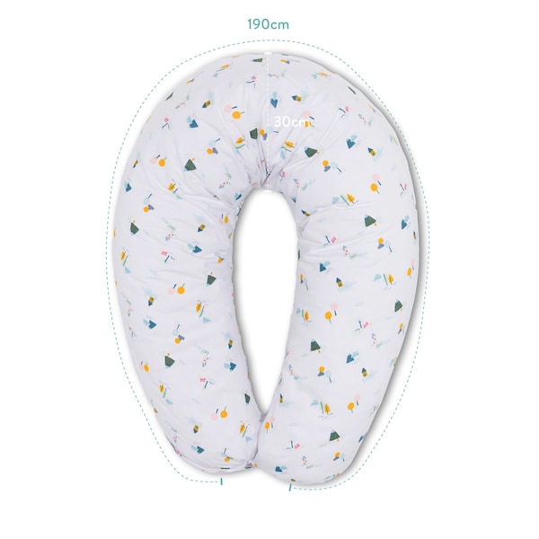 babywalz FillikidStill- und Seitenschläferkissen 190 cm weiß / Villa Flash Sale