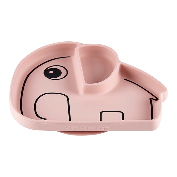 babywalz Done by DeerEsslernteller Silikon Elefant Elphee rosa Begrenztes Angebot