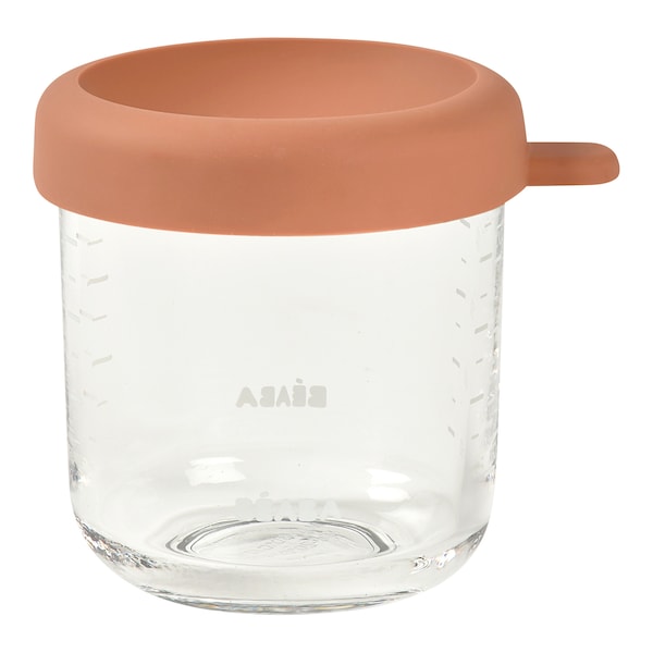 babywalz BeabaPortionsbehälter aus Glas rot Osterangebot