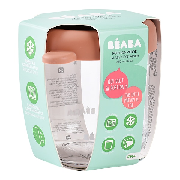 babywalz BeabaPortionsbehälter aus Glas rot Osterangebot